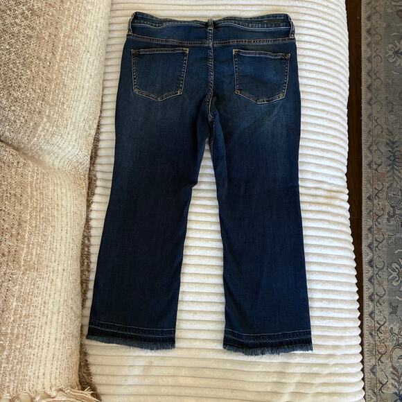 Pilcro and the Letterpress Anthropolgie Jeans W 32 Script inseam 24 raw edge hem - Picture 2 of 3